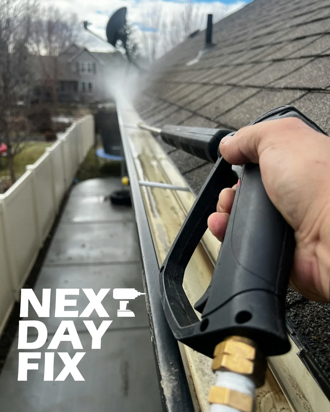 Gutter cleaning in Modesto CA